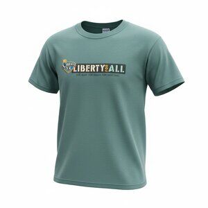 Vintage New York Liberty “Liberty For All” Tee XL • Green WNBA Shirt